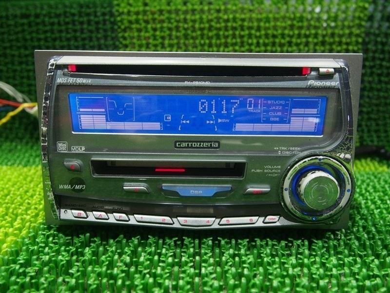 Pioneer Carrozzeria FH-P510MD 2DIN Car CD MD Receiver 50W x 4 Tested Working