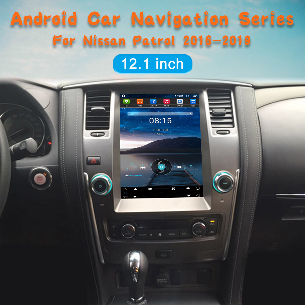 Android 13 Tesla Screen Car Radio For Nissan Patrol 2016-2019 Multimedia Player
