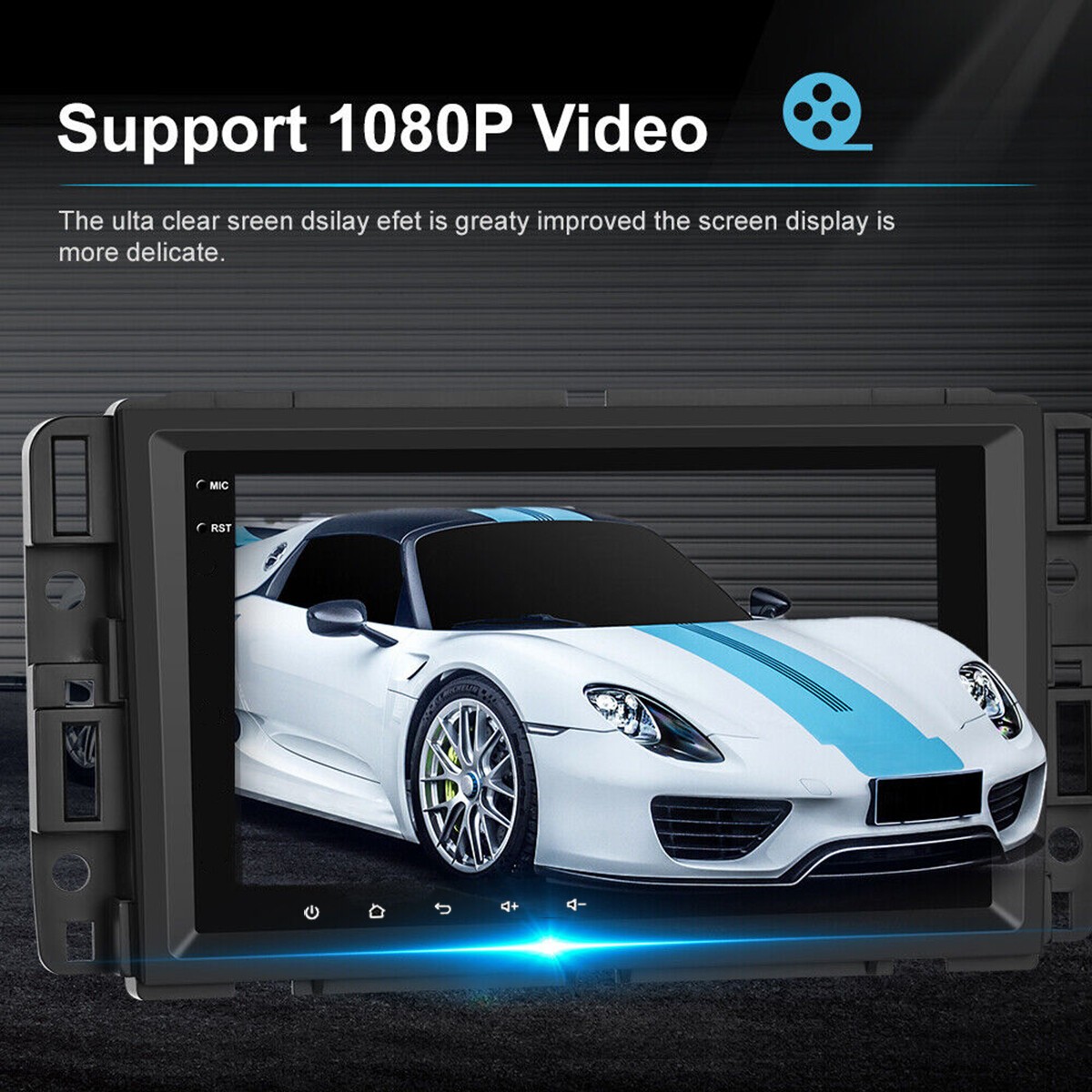 Radio Carplay For 2009-2012 GMC GPS Navi Back Camera Backup Cam FM RDS