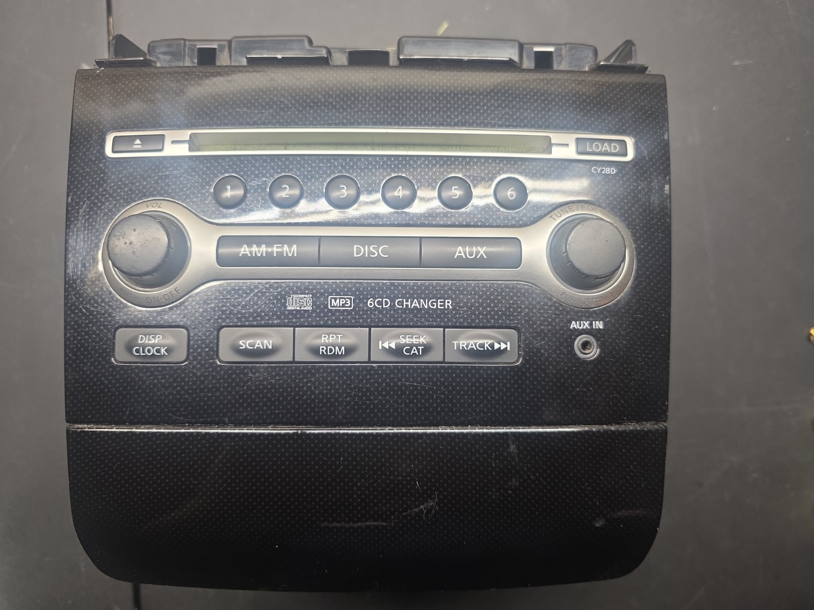 09-14 Nissan Maxima OEM Radio 6 CD AUX Player w/ Dash Trim 28185 9N00A PN-3017D