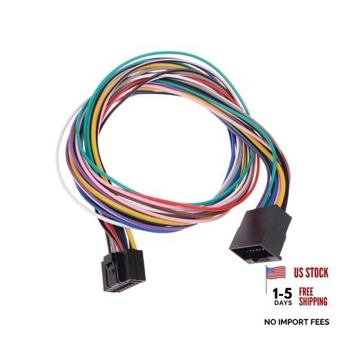 16pin Car Radio Stereo Power Retrofit on Harness Cable Extension Wire Cord
