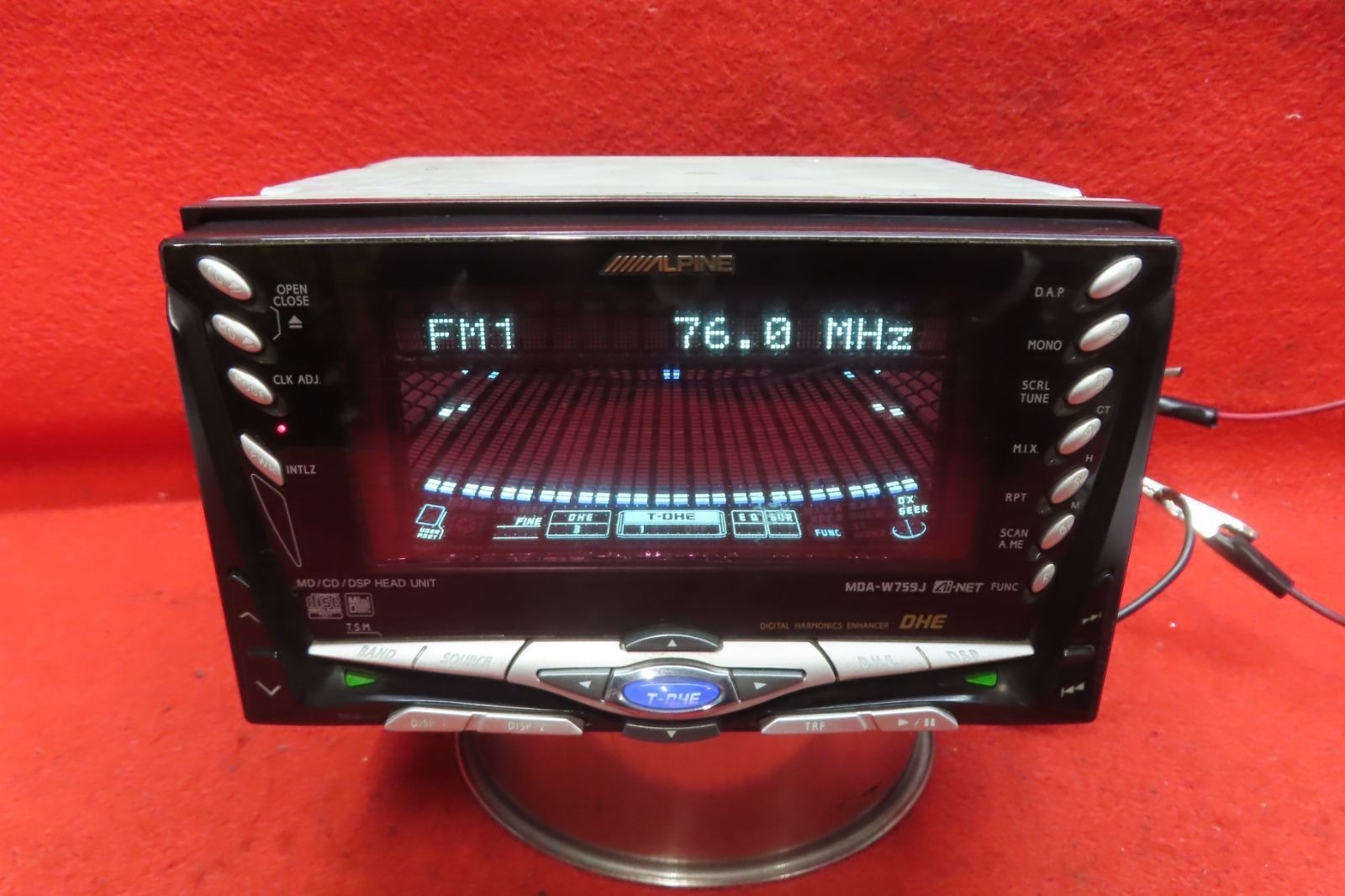 Alpine MDA-W759J 2DIN Car Audio CD MD Player JDM DSP Partially working from JP