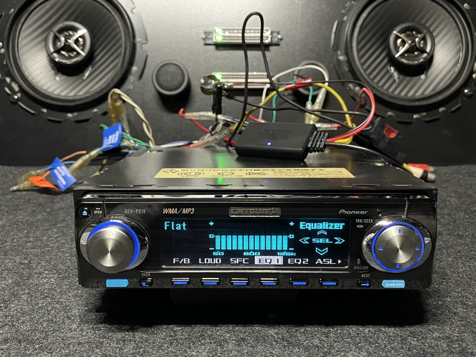 Pioneer Carrozzeria DEH-P919 CD Player SFC Concert Hall Added Bluetooth Remote