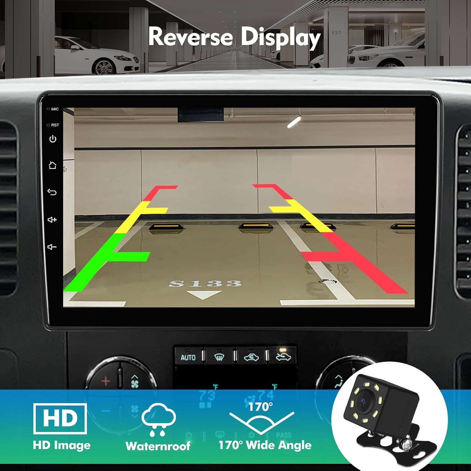 10.1 IPS Touchscreen Car Radio with Bluetooth & Backup Camera for Buick/GMC