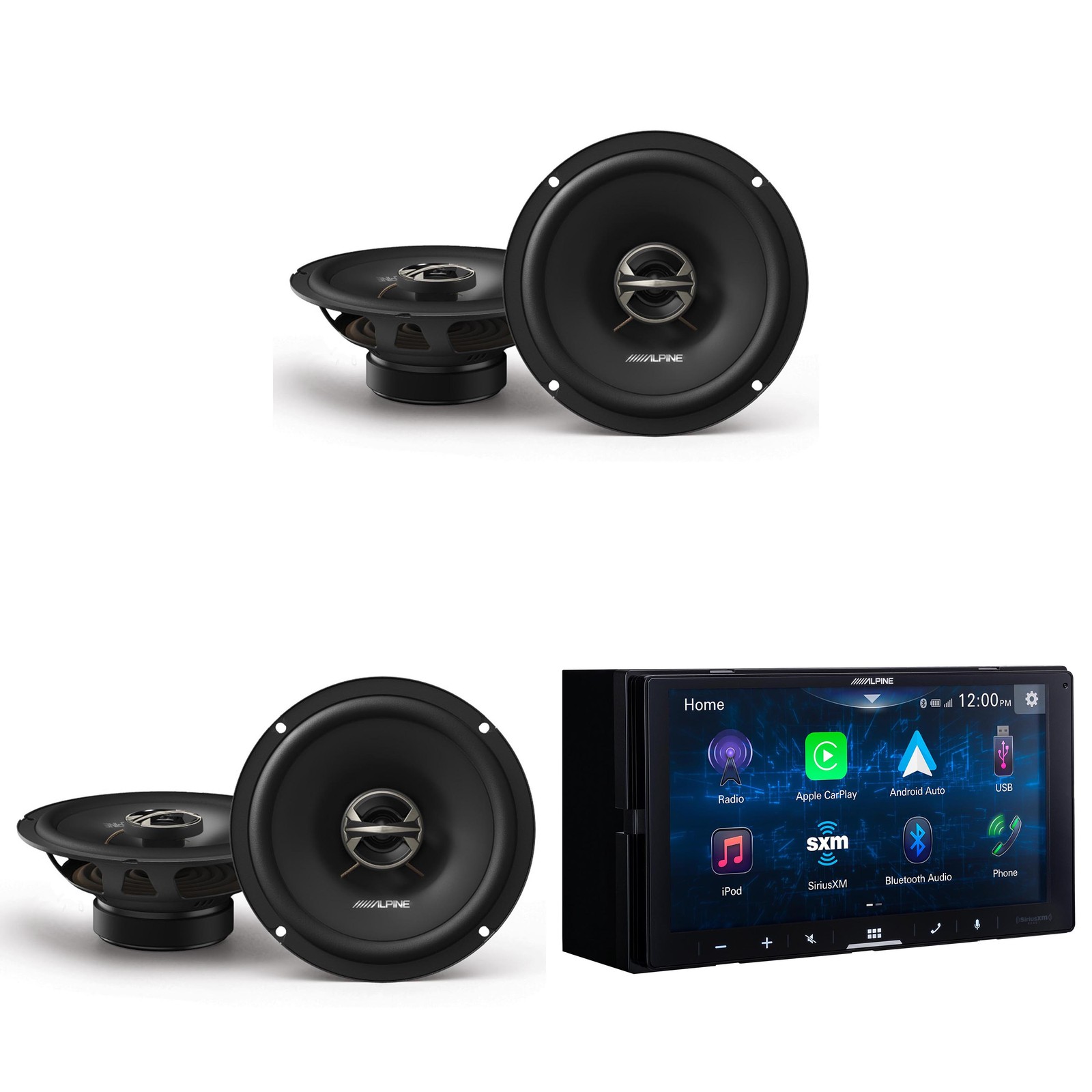 Alpine iLX-W670-S Digital Multimedia Receiver with CarPlay and Android Auto C…
