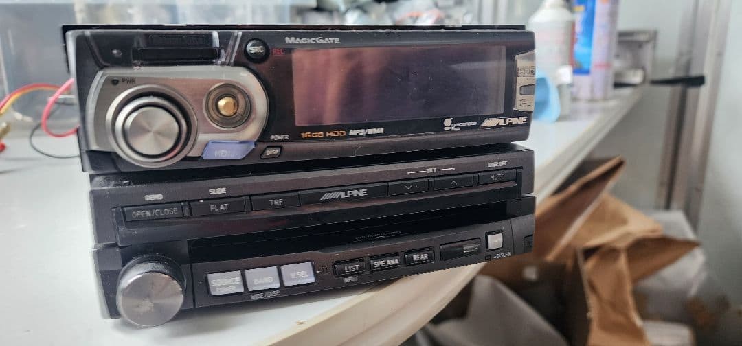 ALPINE IVA-D900J HDA-5460MS Car Multimedia HDD System Junk For Parts Japan Rare