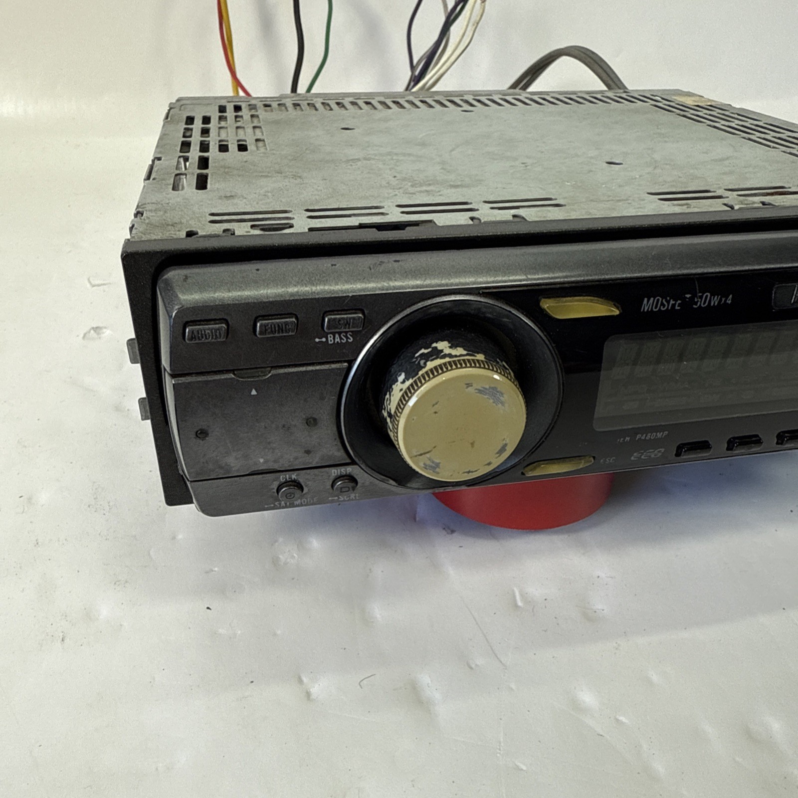 (DIM SCREEN!) Pioneer Premier DEH-P480MP Old School CD Car Stereo TESTED