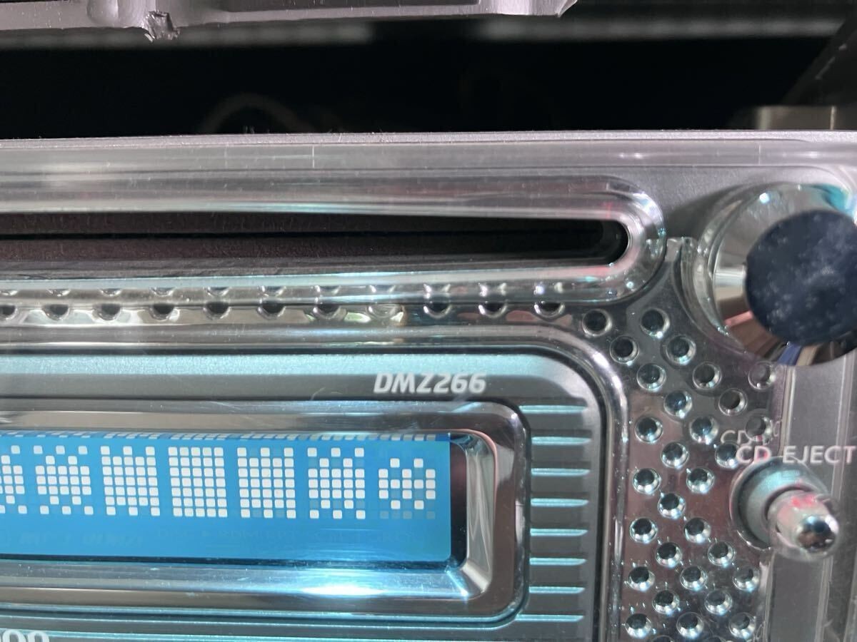 Clarion DMZ266 MDLP AUX 2-DIN CD MD Player Car Audio Head Unit Deck Used Japan