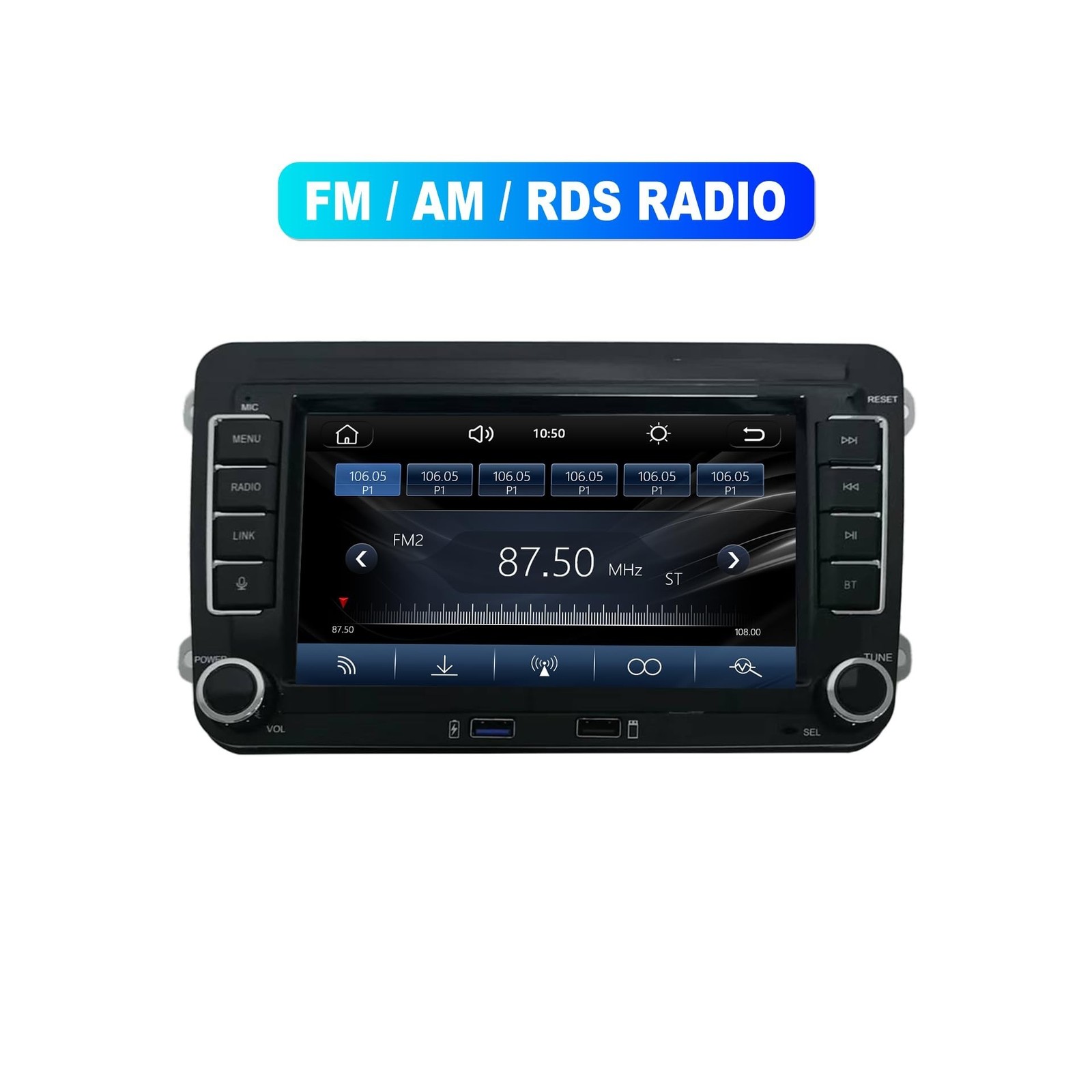 7 inch Car Stereo RCD330 for VW Golf 5 6 Passat Jetta Caddy EOS T5 Tiguan Tou…