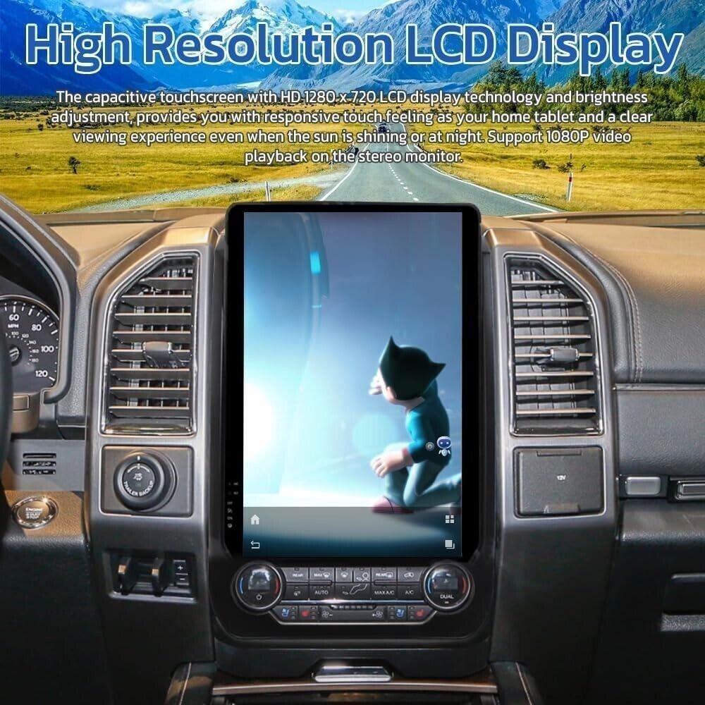 14.4″ Car Stereo Radio WiFi Steering Wheel Control For Ford Expedition 2018-2023