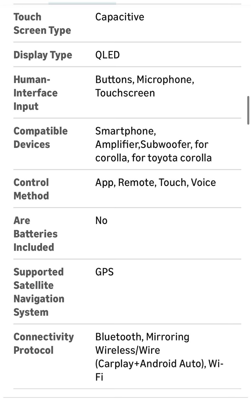 ====Hikity Qualcomm 8Core 4+64G 9″ IPS QLED Touchscreen Toyota Corolla 2009-2013