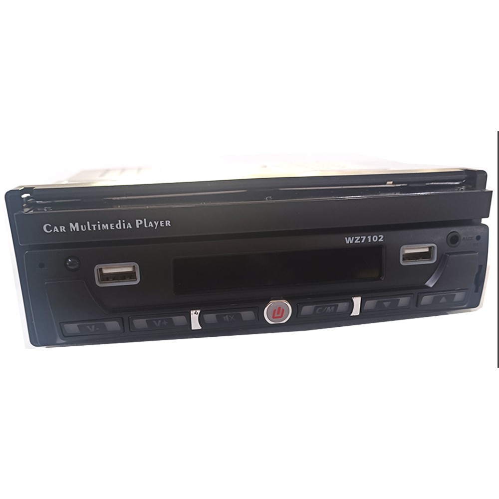 7″ Single Din Motorized Car Stereo Android Auto Radio Wireless Carplay