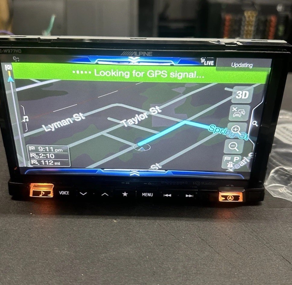 💥GOOD💥ALPINE INE-W977HD 7″ Digital Media GPS NAVIGATION RECEIVER 💥TESTED💥