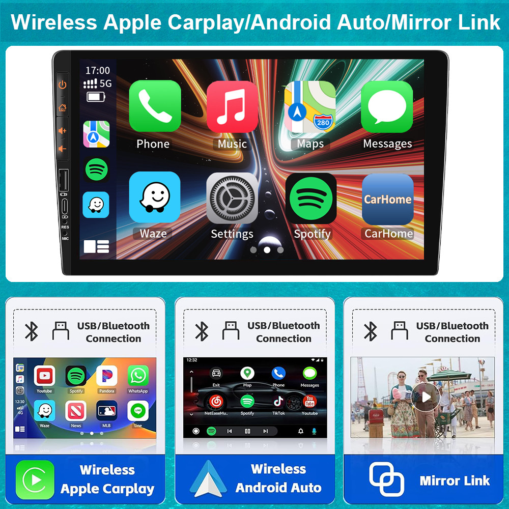 For TOYOTA TACOMA 2005-2013 CarPlay GPS Android Auto Car Stereo Radio SWC TypeC
