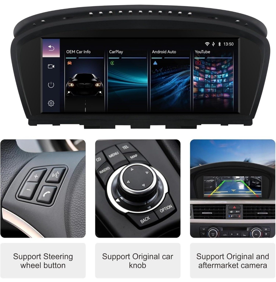 Car Radio for BMW 3/5 Series E60 E61 E63 E64 E90 E91 E92 CCC (2004-2008) Ster…