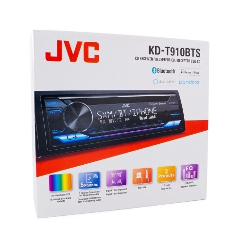 JVC KD-T910BTS CD Receiver Bluetooth/ USB/ SiriusXM /Amazon Alexa/ Remote App
