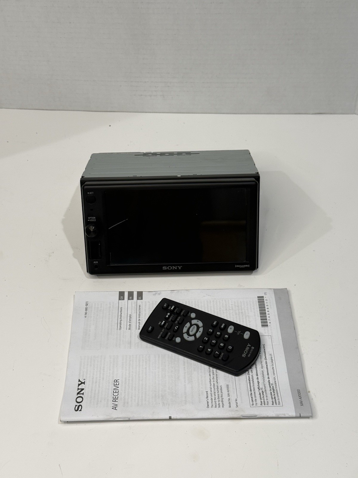 Sony XAV-AX1000 6.2 inch Apple CarPlay Media Receiver with Bluetooth