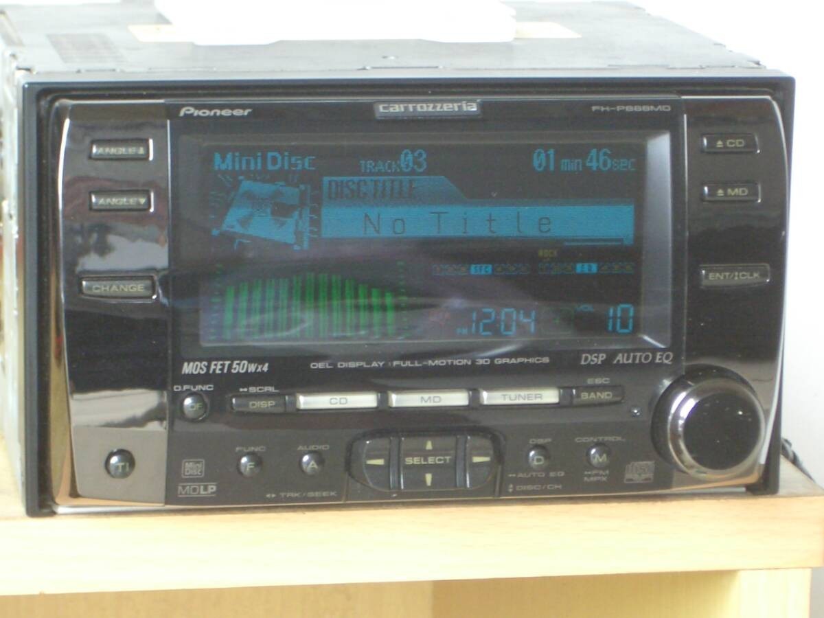 Pioneer FH-P888MD Carrozzeria CD/MD Player Receiver Head Unit Car Audio Stereo