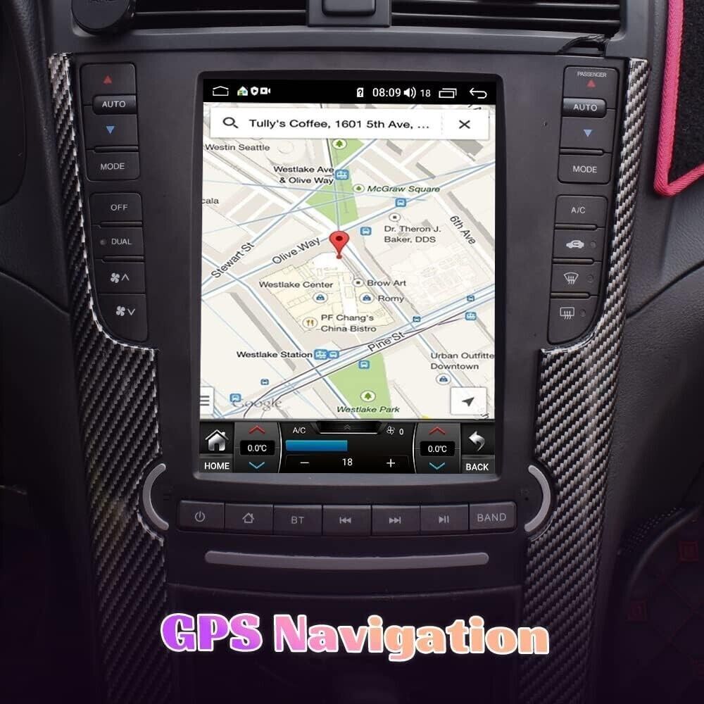 10.4″ Tesla Style Touch Screen Car Stereo 6+128GB For 2004-2008 Honda Acura TL