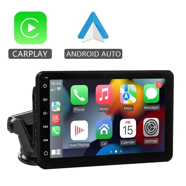 7 inch Car Radio Stereo Player Portable Apple CarPlay Android Auto Play MP5 FM