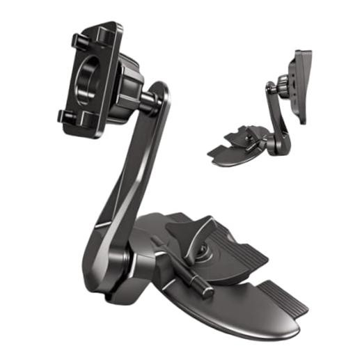 Extended Arm CD Slot Mount for CarPlay Screen Adjustable 360° Rotating 360°