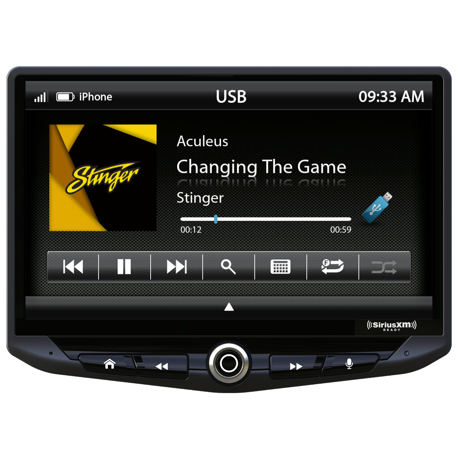 Stinger UN1810, Heigh10 10″ Floating Screen Multimedia Player w/ Apple CarPlay
