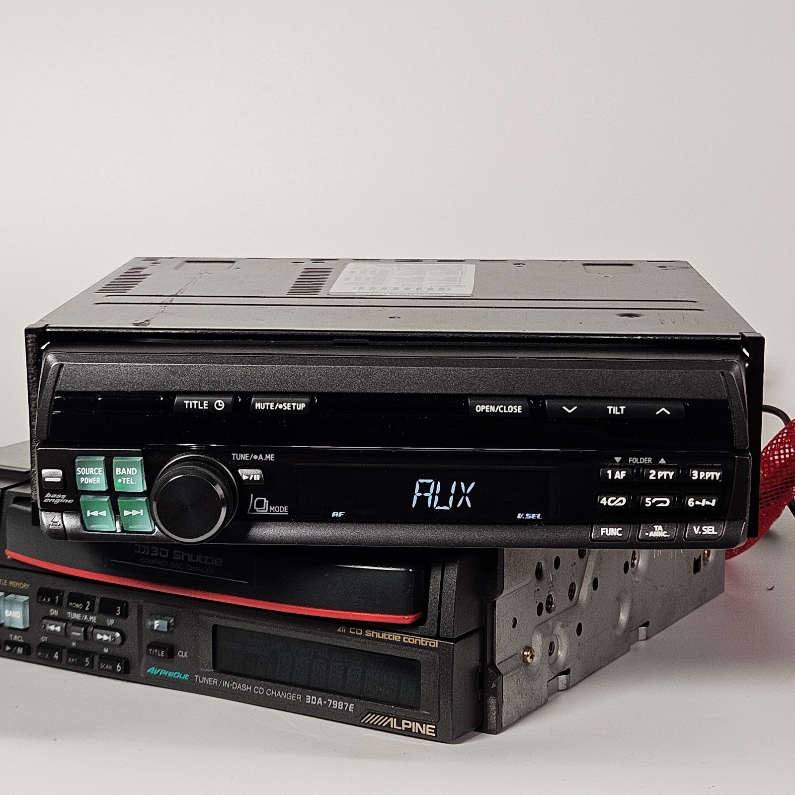 ALPINE CVA-1014R + KCE-104V BRAND NEW Tested Working Rare Vintage Alpine