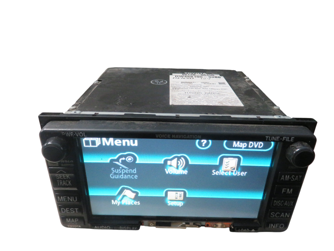 07-08 Toyota Solara 86120-06450 Navigation System GPS Radio CD Player E7009