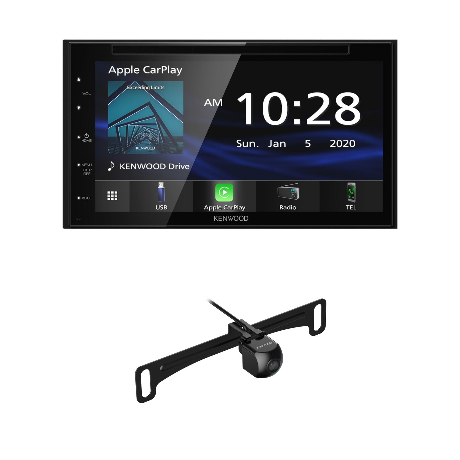 Kenwood DDX5707S 6.8″ DVD/CD Car Stereo with AM/FM RDS + CMOS-230 Backup Camera