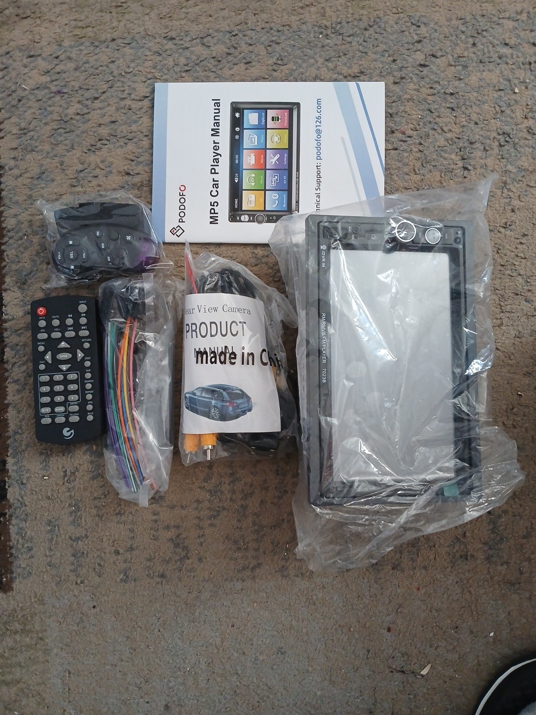 PODOFO CAR MP5 PLAYER