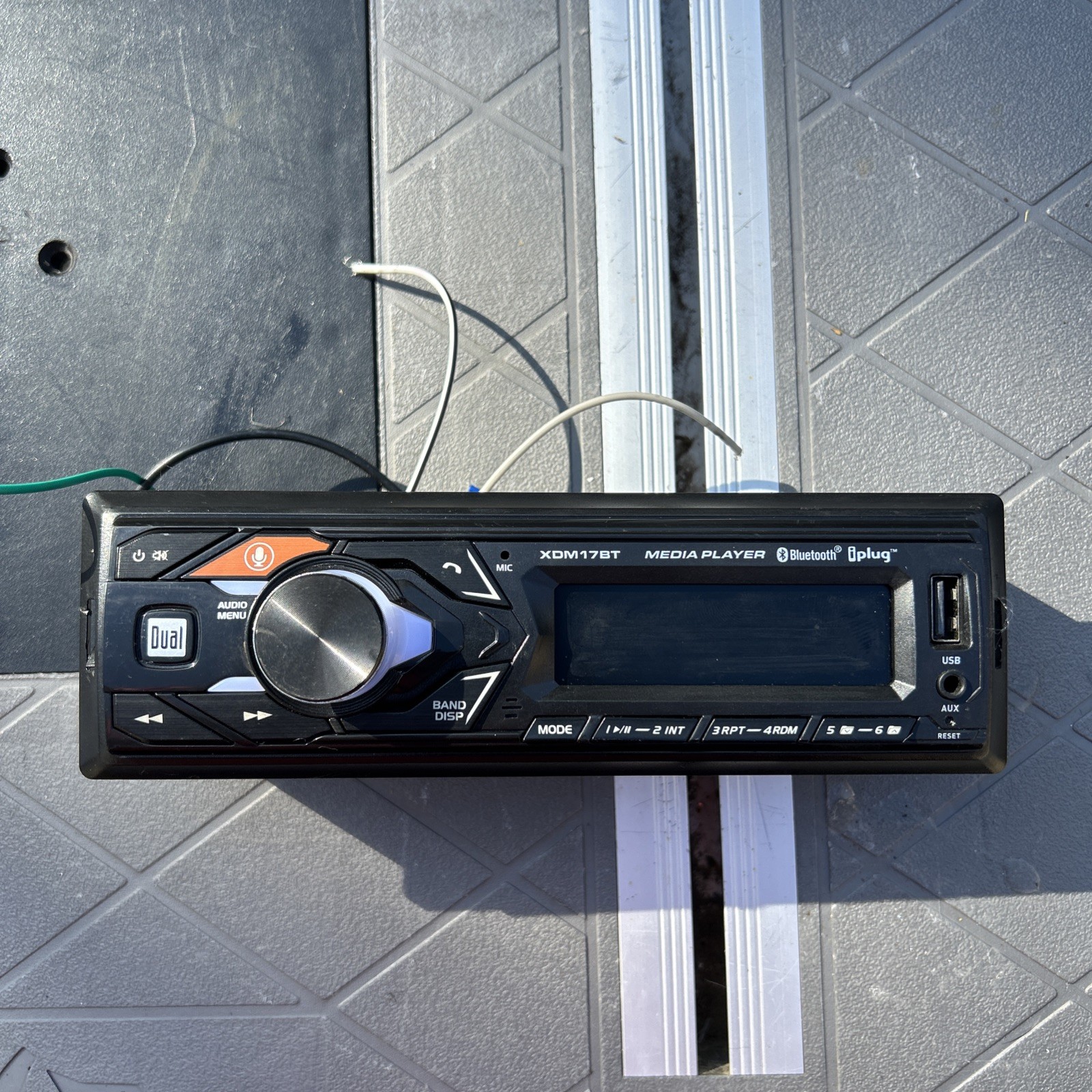 Dual Electronics XDM17BT Single DIN Car Stereo