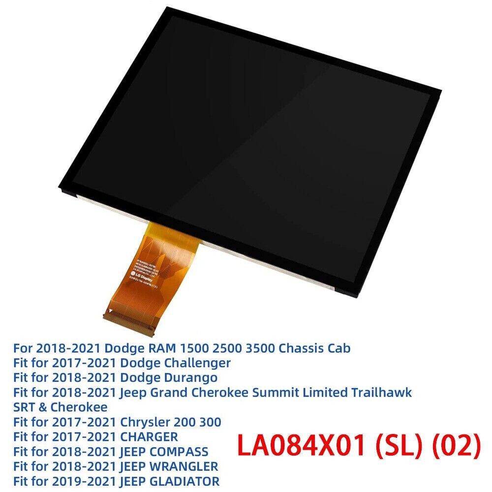 2018-23 Dodge RAM 1500 2500 3500 4500 8.4″ Uconnect LCD Monitor Touch Screen US