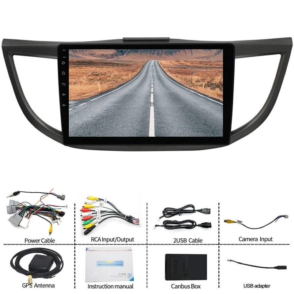 10” Android 15 Carplay Radio Stereo Navi For For Honda CRV 2012 2013 2014-2016