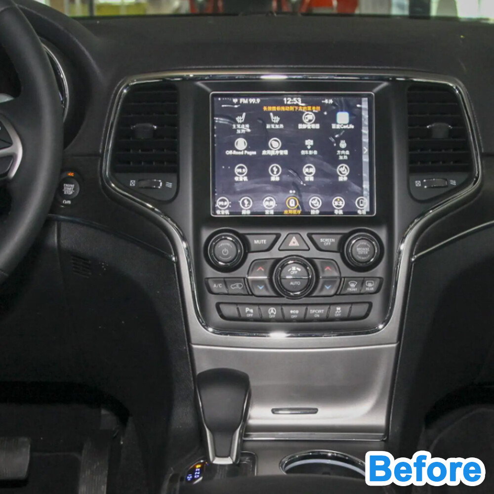 13.6″HD Car Radio for Jeep Grand Cherokee 2014-2019 GPS Bluetooth DSP Phonelink