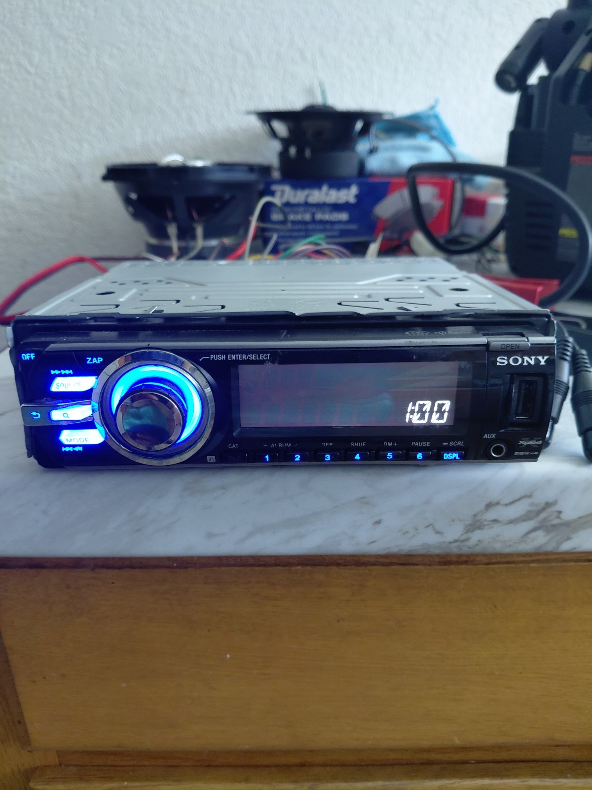 Sony Xplod CDX-GT700HD CD/USB/MP3/HD Player Receiver Tested Working