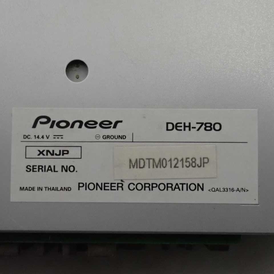 Pioneer Carrozzeria DEH-780 1DIN CD USB SD Player Receiver Head Unit JDM