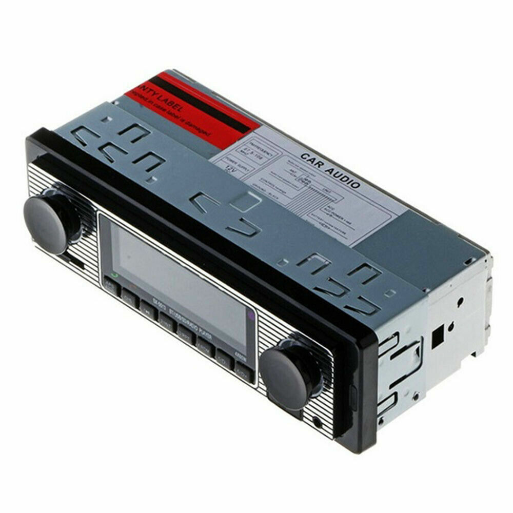 Vintage Bluetooth FM Radio Car Stereo MP3 Player USB AUX Audio Receiver