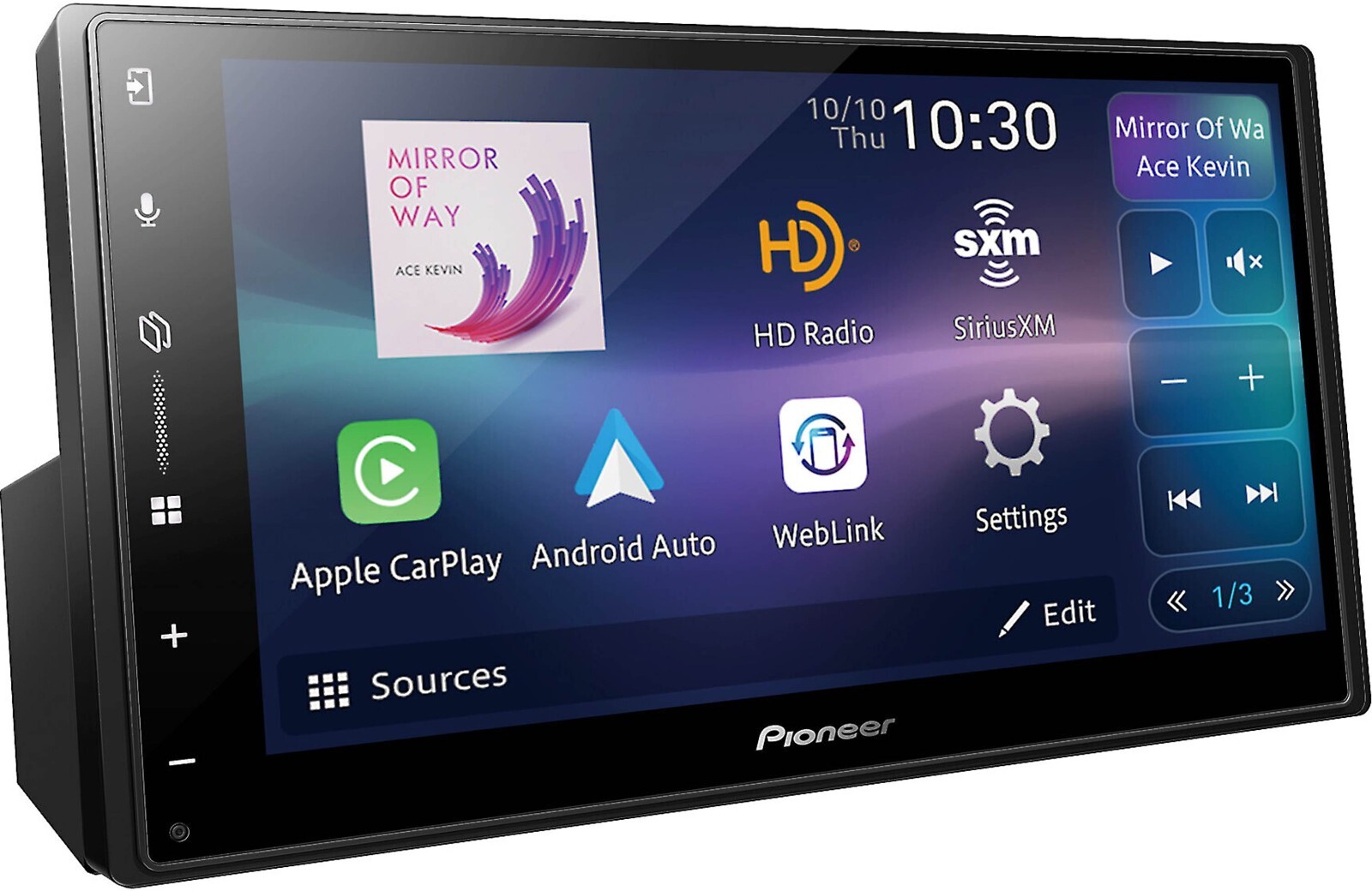 Pioneer DMH-W3050NEX 6.8″ Car Stereo Receiver w/ Apple CarPlay & Android Auto