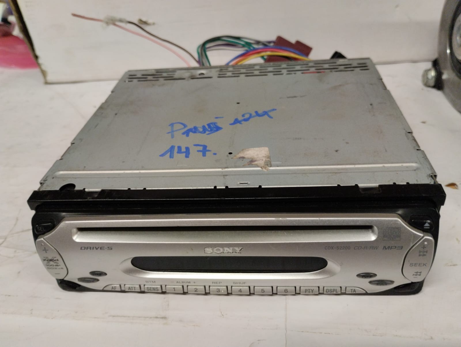 Sony CDX-S2200 CD MP3 Receiver Car Stereo Drive-S CD-R/RW Head Unit