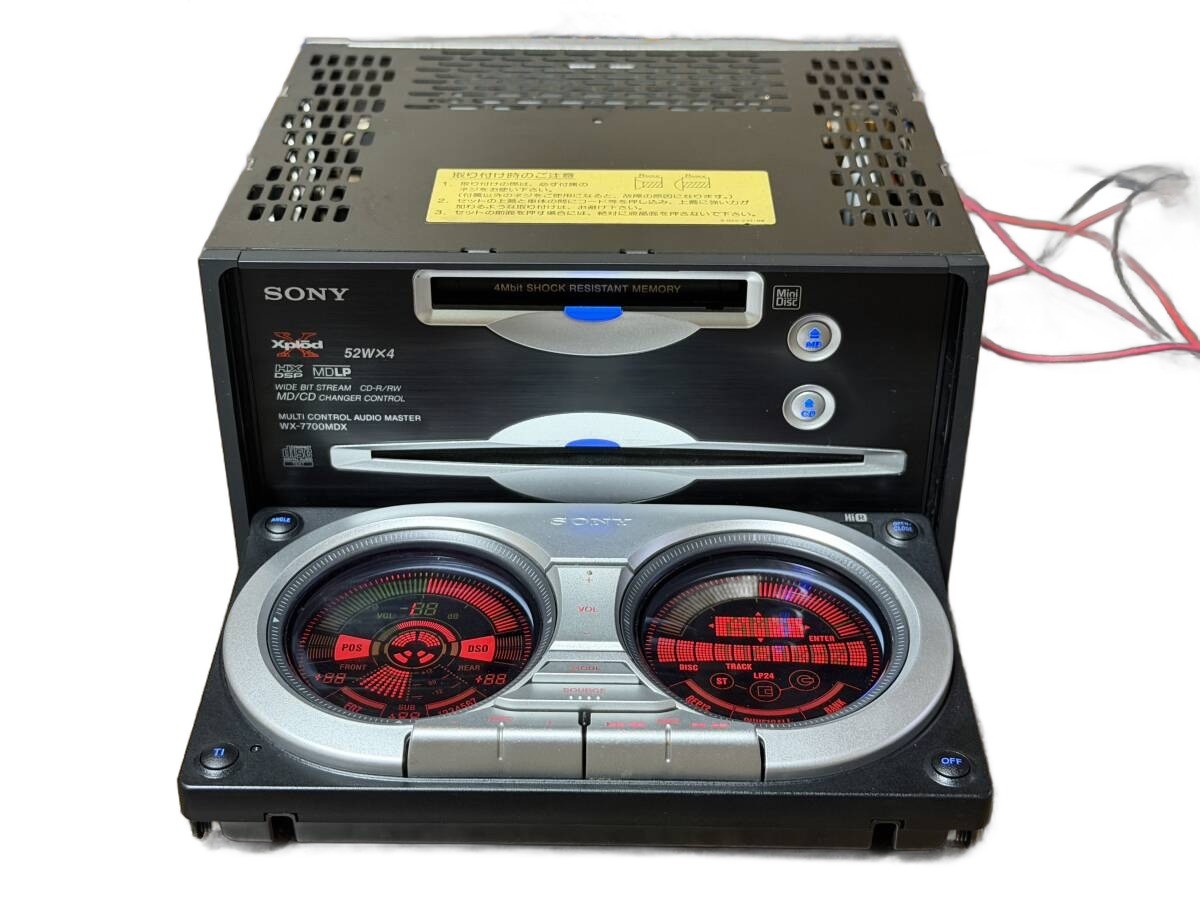 Sony WX-7700MDX 1DIN CD MD Player RGB DSP 52W x4 Car Stereo w/Remote From Japan