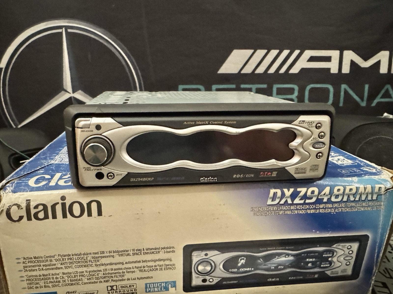 Rare CLARION DXZ948MP Car Radio LM/MW/FM CD/MP3 Receiver Sensor Animation Displa