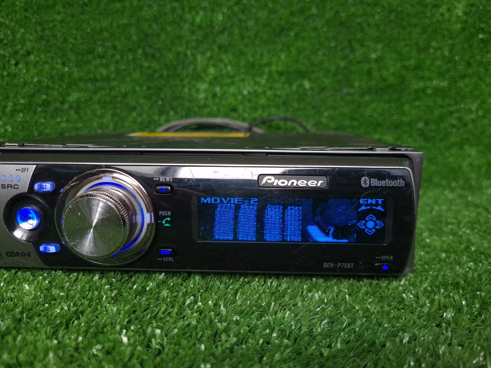 Pioneer Deh-p75bt Dehp75bt Car Radio Movie Dolphin Man Surfing Rocket Launching