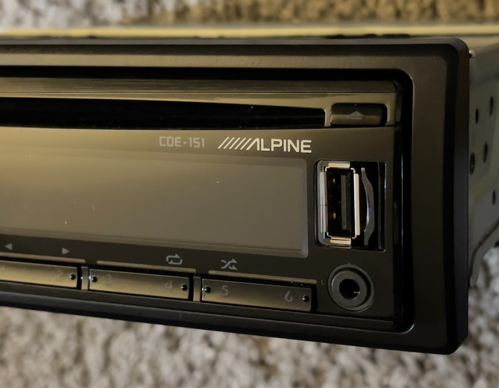 Alpine cde-151 in dash am/fm/cd player – Din Cd Player – All Parts