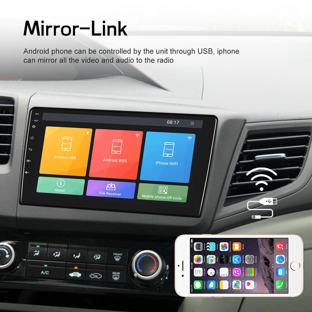 2+32G Android 15 For Honda Civic 2012-2015 Wireless Carplay Car Stereo Radio GPS