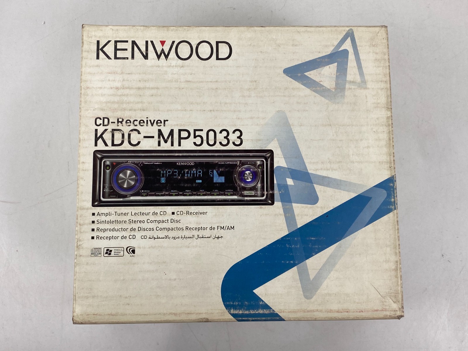 Kenwood KCD-MP5033 CD/MP3 Receiver Car New Boxed