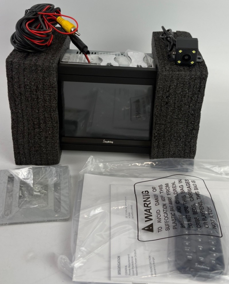 Upgrade Wireless Double Din Car Stereo with Carplay, Android Auto, Bluetooth