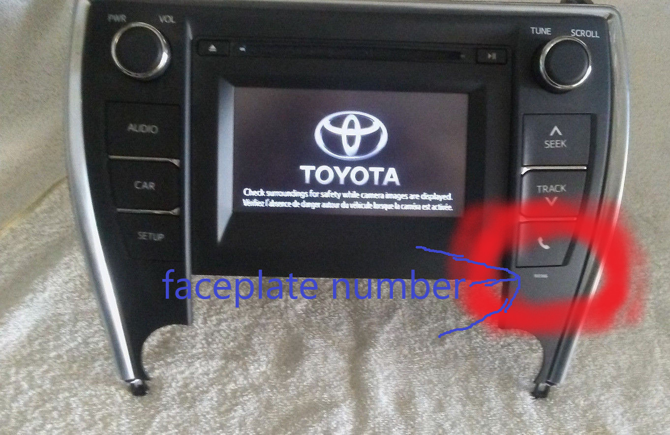 TOYOTA RADIO Digitizer display TOUCH SCREEN GLASS PAD Panel Navigation OR NO GPS