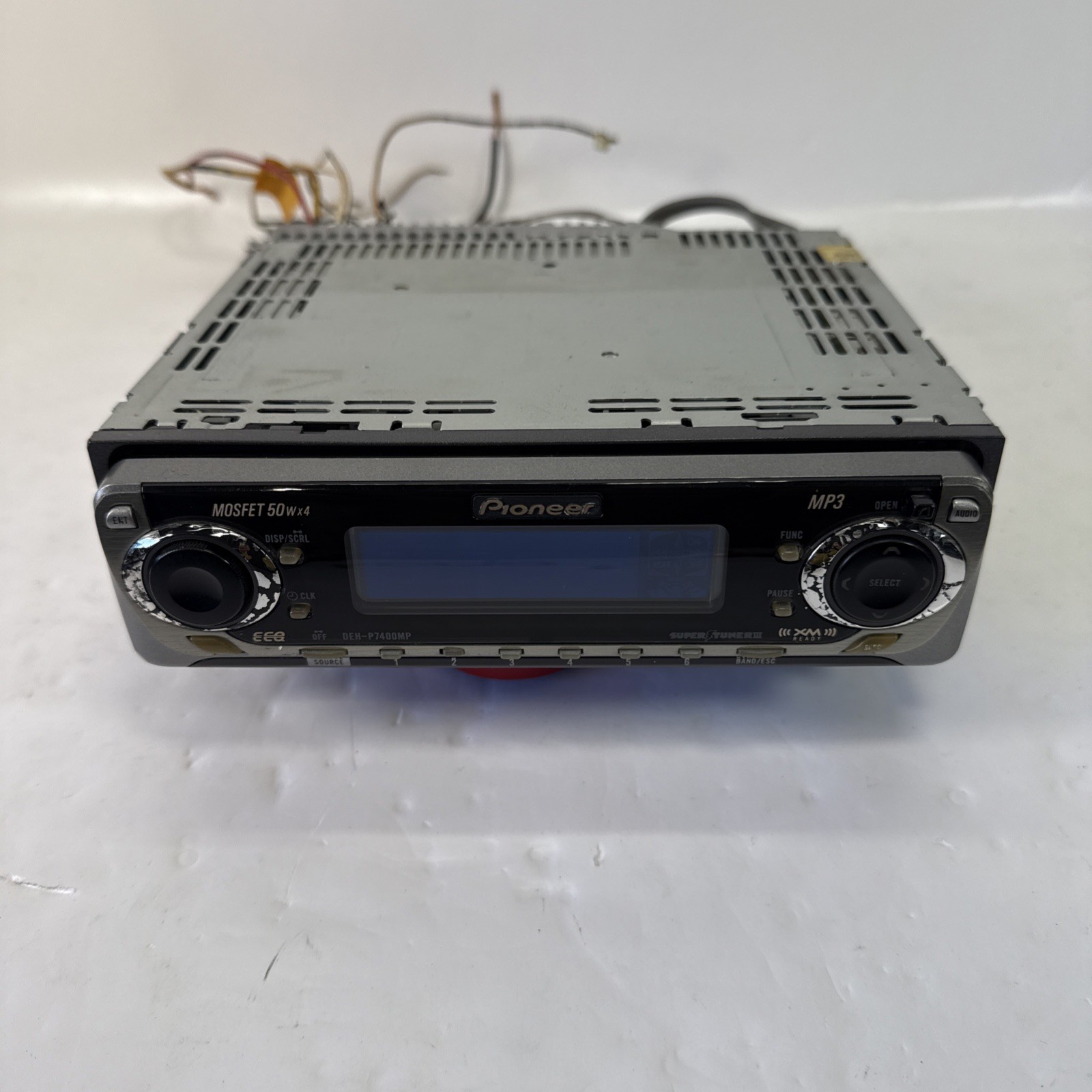(FOR PARTS REPAIR) Pioneer DEH-P7400MP Old School Car Stereo