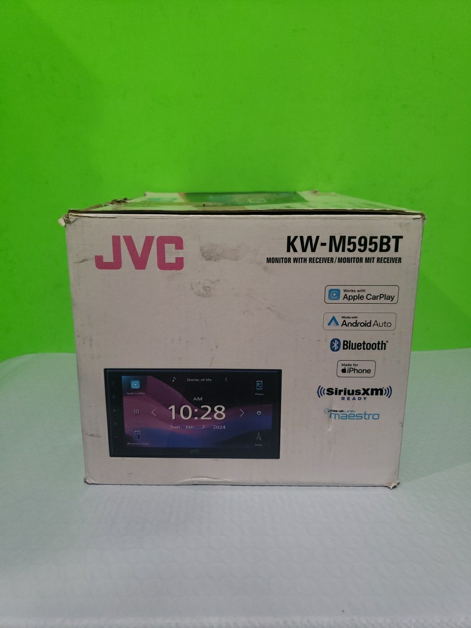 JVC KW-M595BT Digital multimedia receiver (does not play discs) Open Box