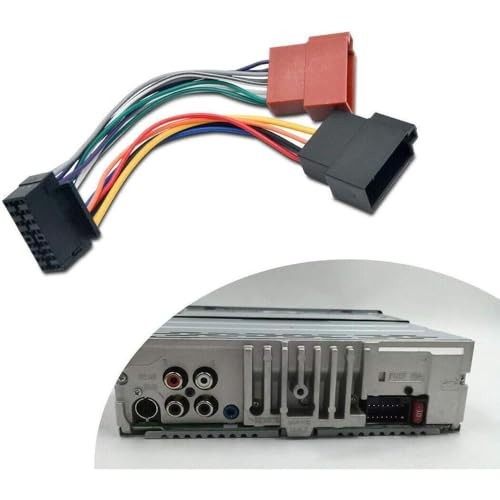 16 Pin Car Stereo Radio Lead Loom ISO Wiring Harness Connector Adaptor